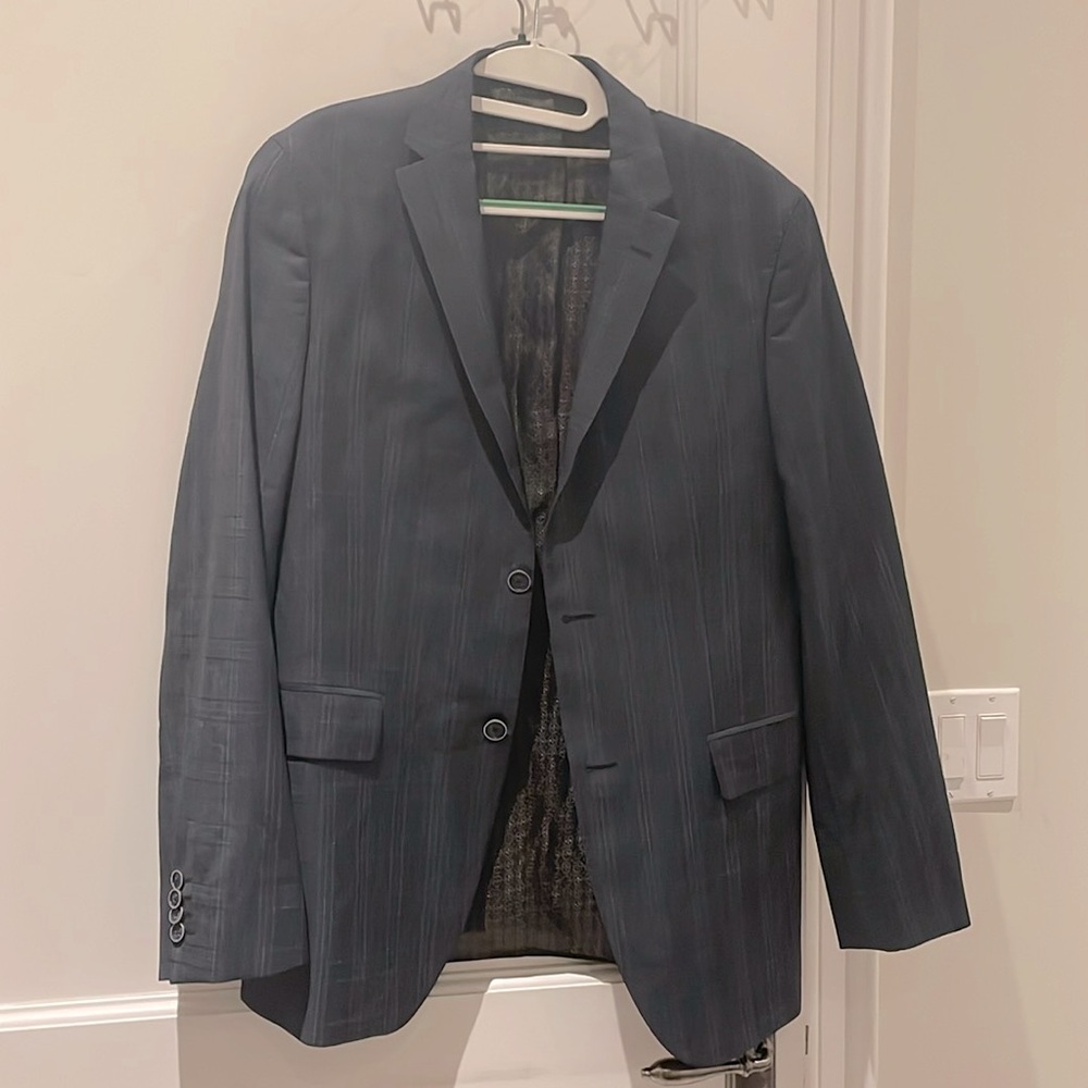 Read Sand plaid wool blazer CB